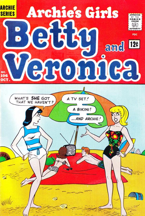 Archie's Girls Betty and Veronica #106 cover