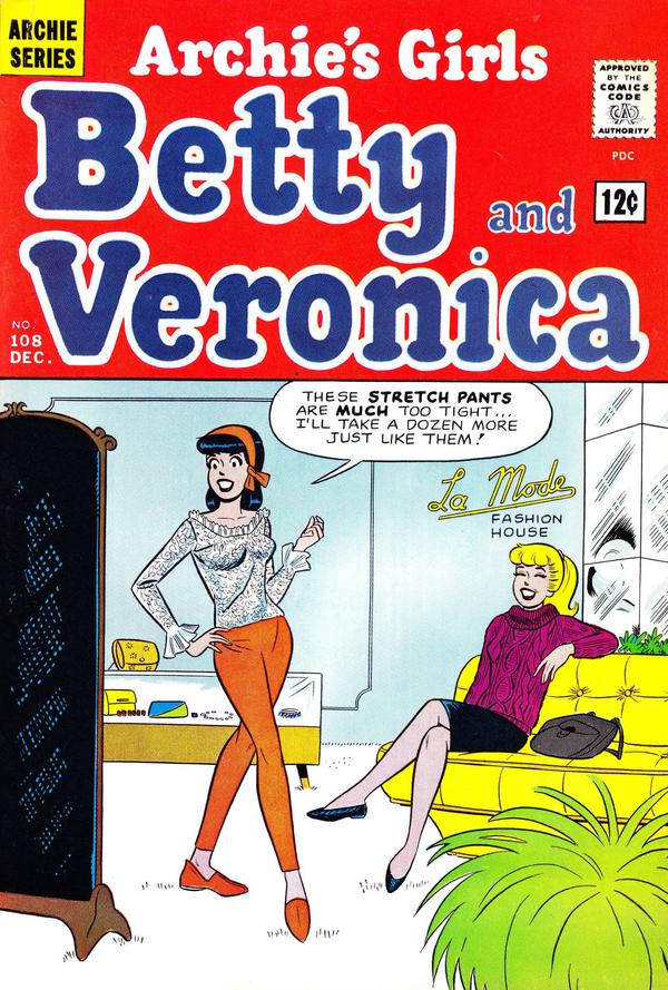Archie's Girls Betty and Veronica #108 cover