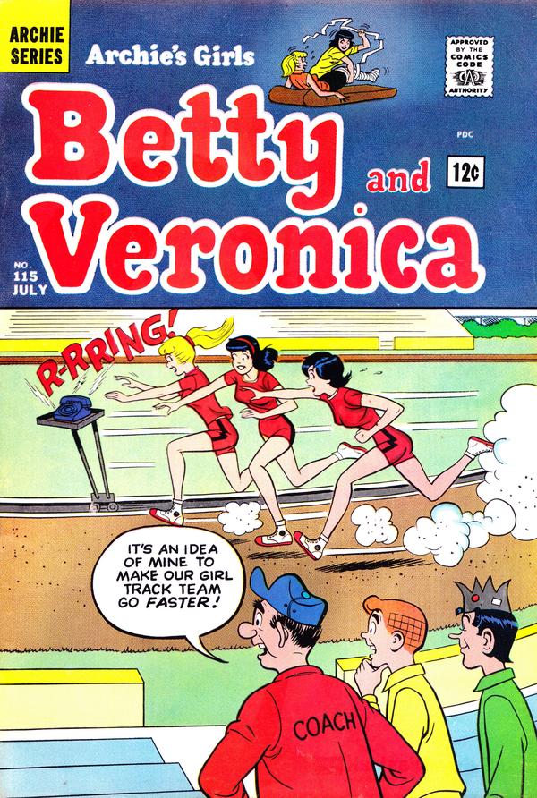 Archie's Girls Betty and Veronica #115 cover