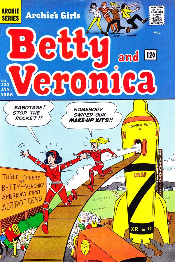 Archie's Girls Betty and Veronica #121 cover