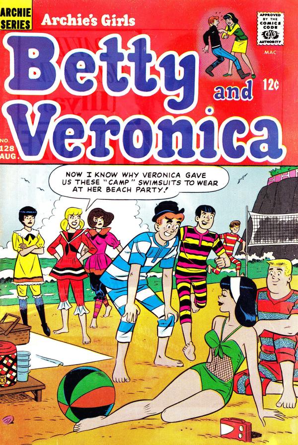 Archie's Girls Betty and Veronica #128 cover