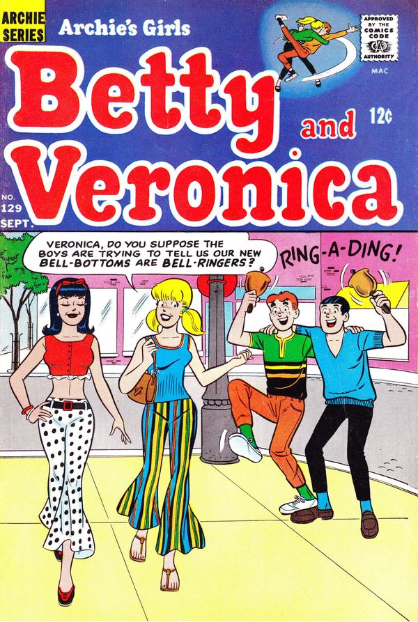 Archie's Girls Betty and Veronica #129 cover