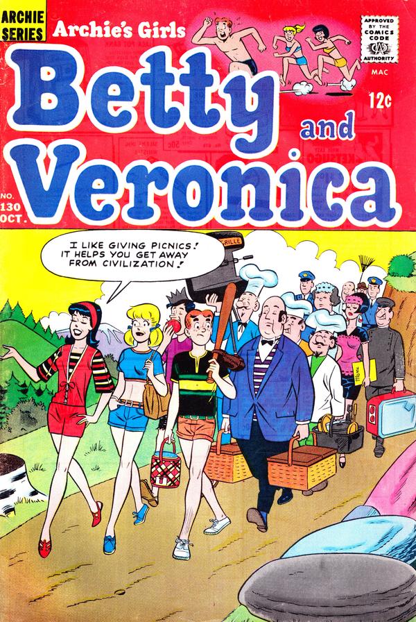 Archie's Girls Betty and Veronica #130 cover