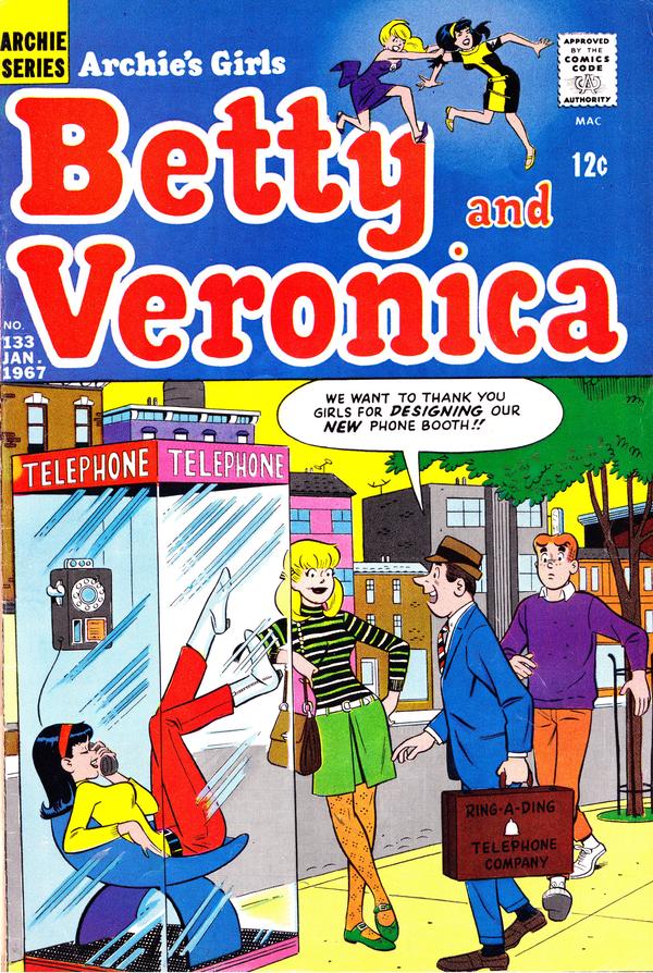 Archie's Girls Betty and Veronica #133 cover