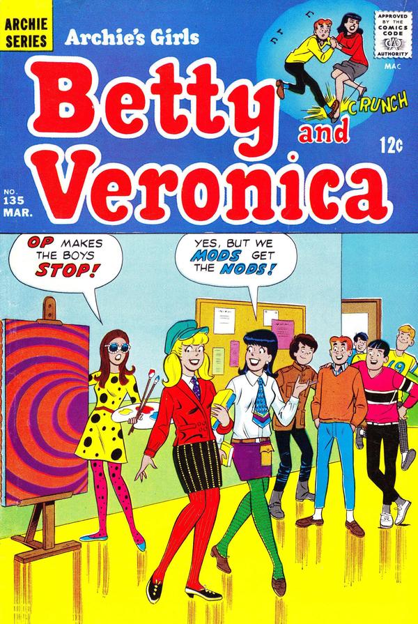 Archie's Girls Betty and Veronica #135 cover