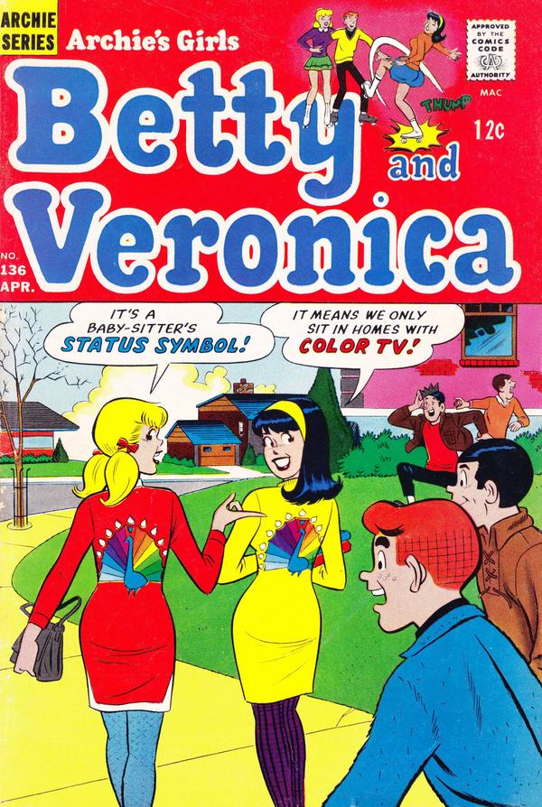Archie's Girls Betty and Veronica #136 cover