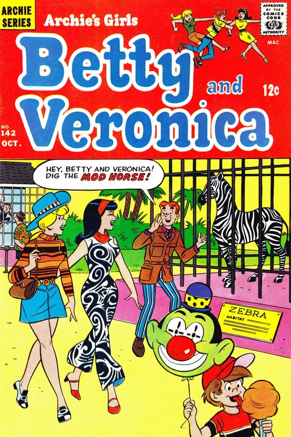 Archie's Girls Betty and Veronica #142 cover