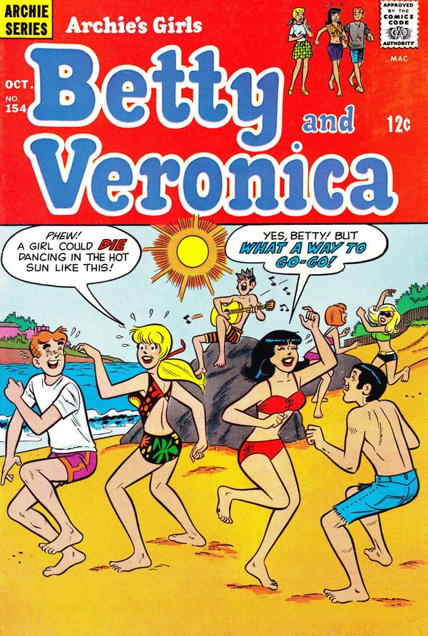 Archie's Girls Betty and Veronica #154 cover