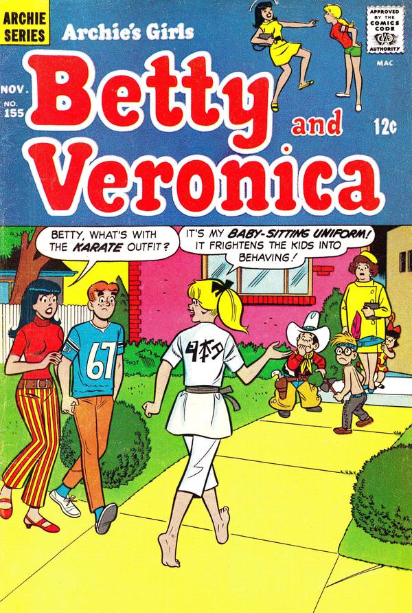 Archie's Girls Betty and Veronica #155 cover