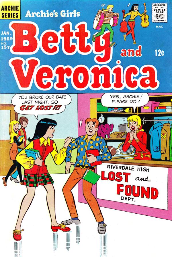 Archie's Girls Betty and Veronica #157 cover