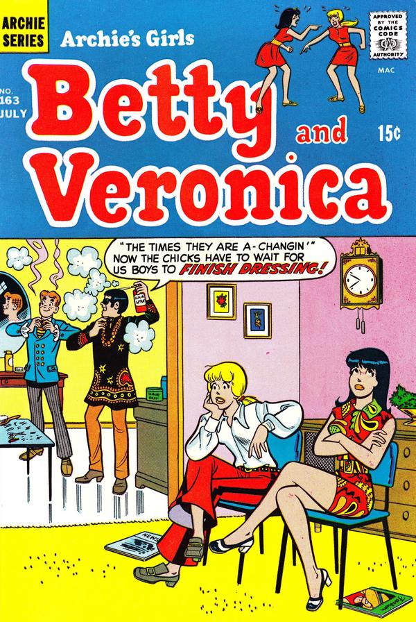 Archie's Girls Betty and Veronica #163 cover