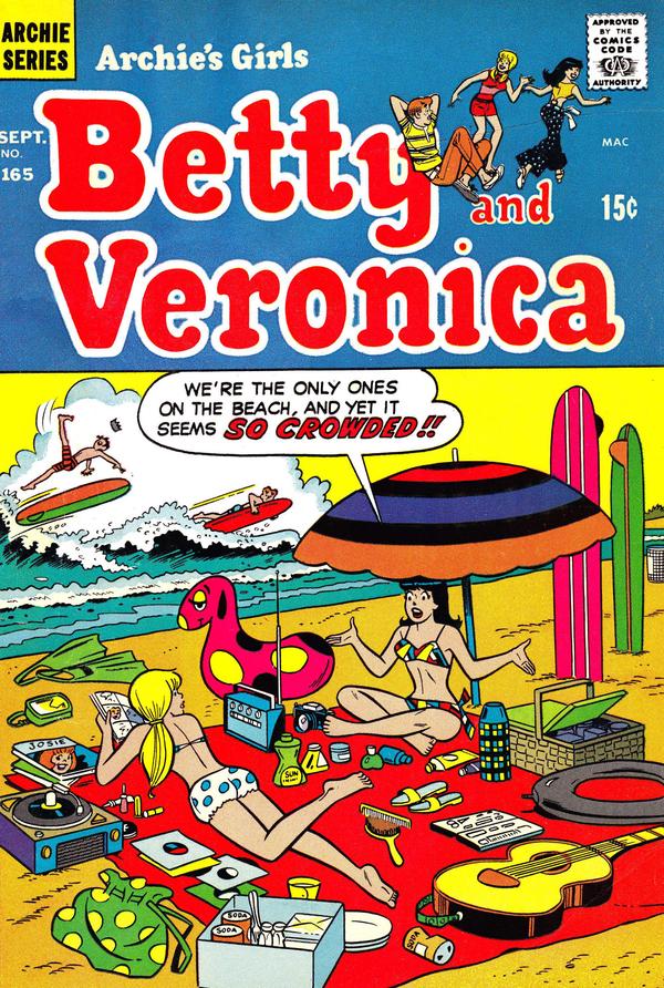 Archie's Girls Betty and Veronica #165 cover