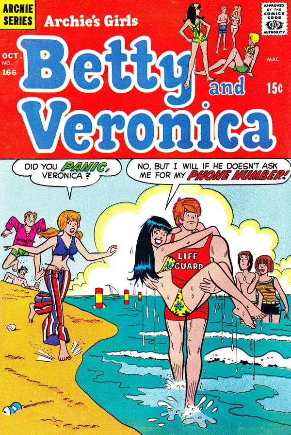 Archie's Girls Betty and Veronica #166 cover