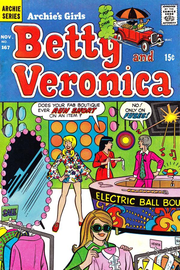 Archie's Girls Betty and Veronica #167 cover