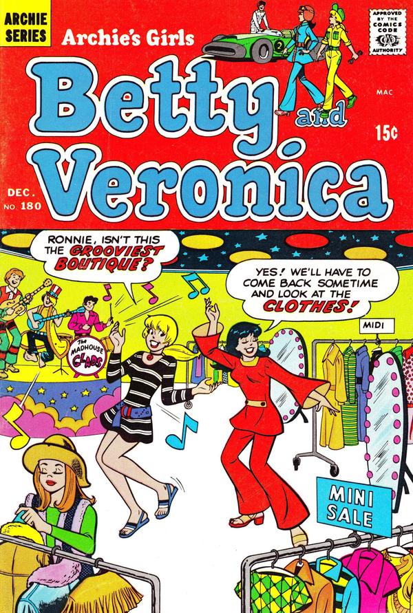 Archie's Girls Betty and Veronica #180 cover