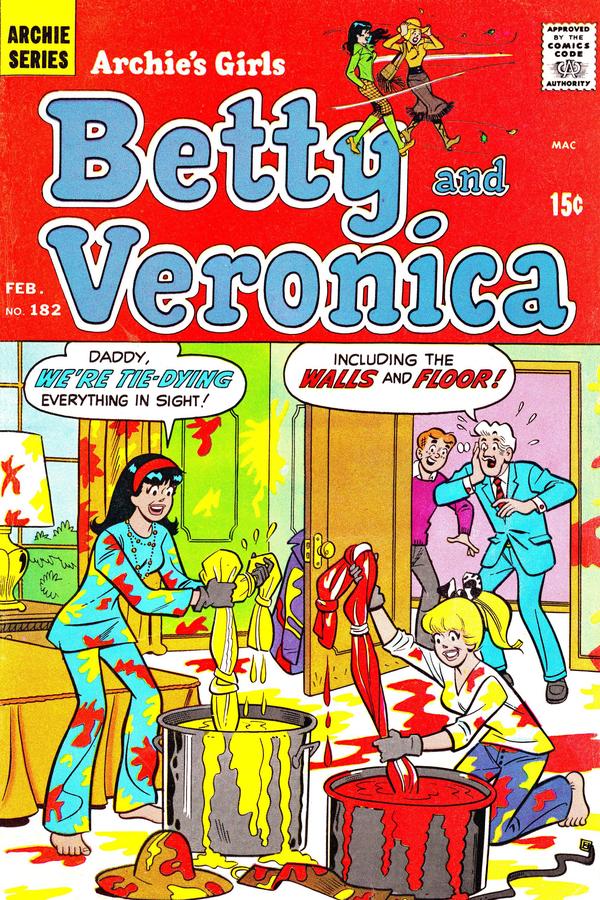 Archie's Girls Betty and Veronica #182 cover