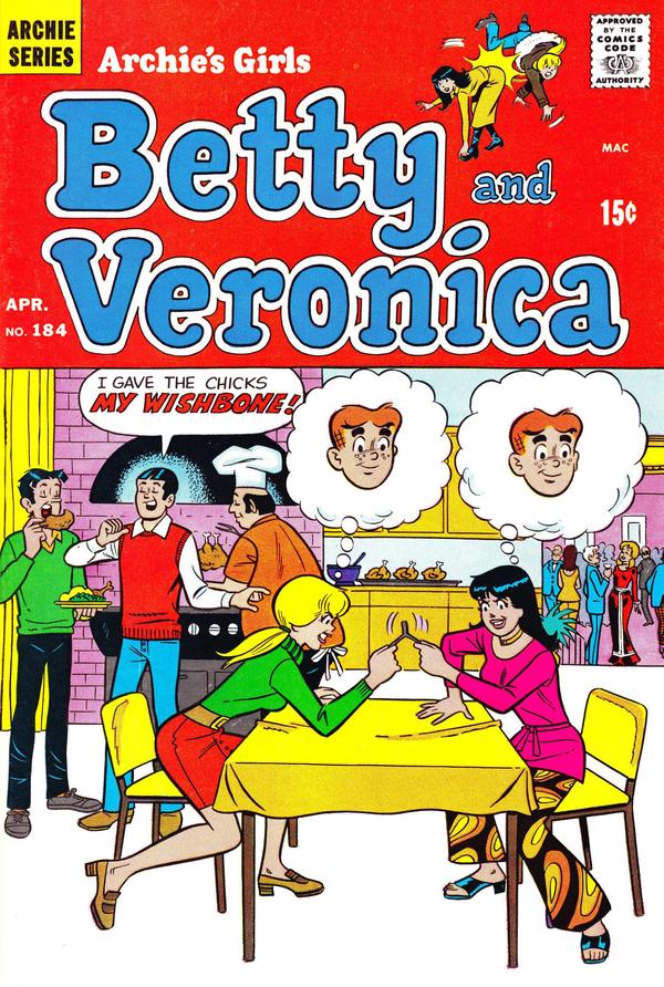 Archie's Girls Betty and Veronica #184 cover