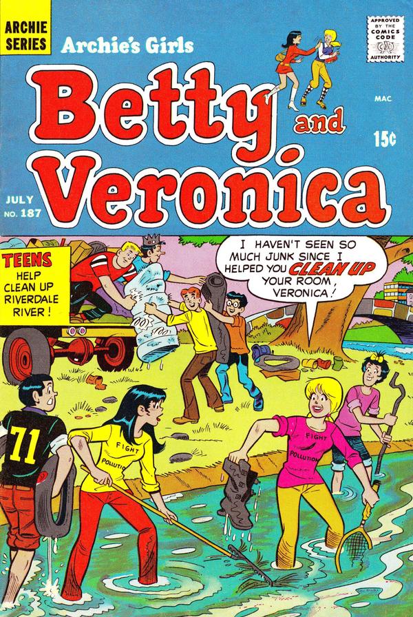 Archie's Girls Betty and Veronica #187 cover