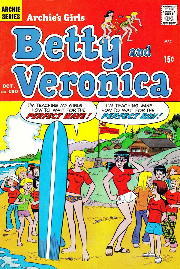 Archie's Girls Betty and Veronica #190 cover