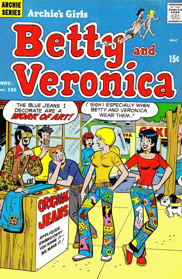 Archie's Girls Betty and Veronica #191 cover