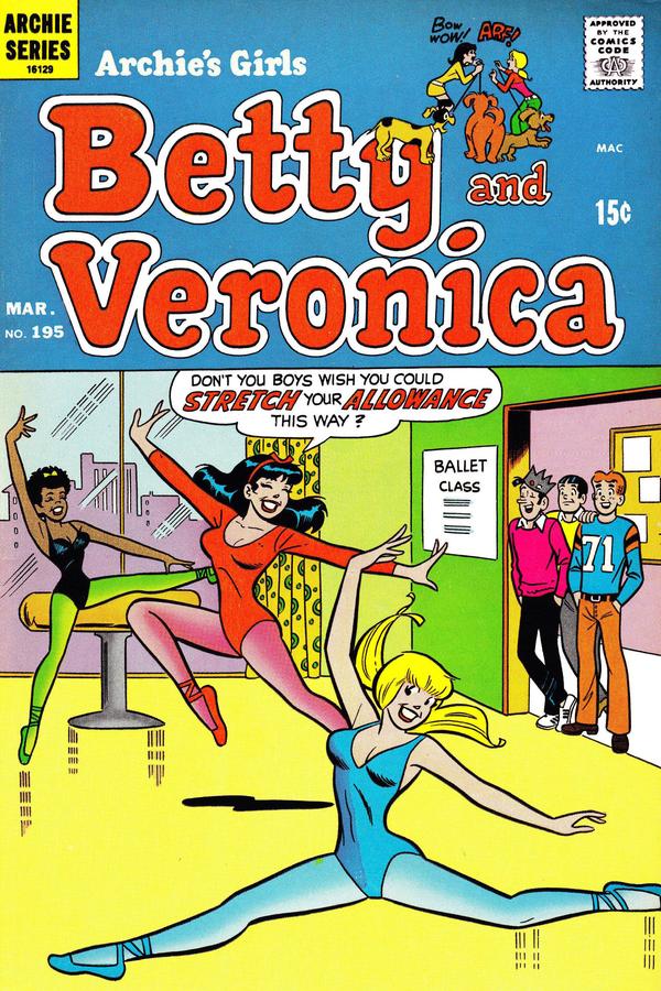 Archie's Girls Betty and Veronica #195 cover