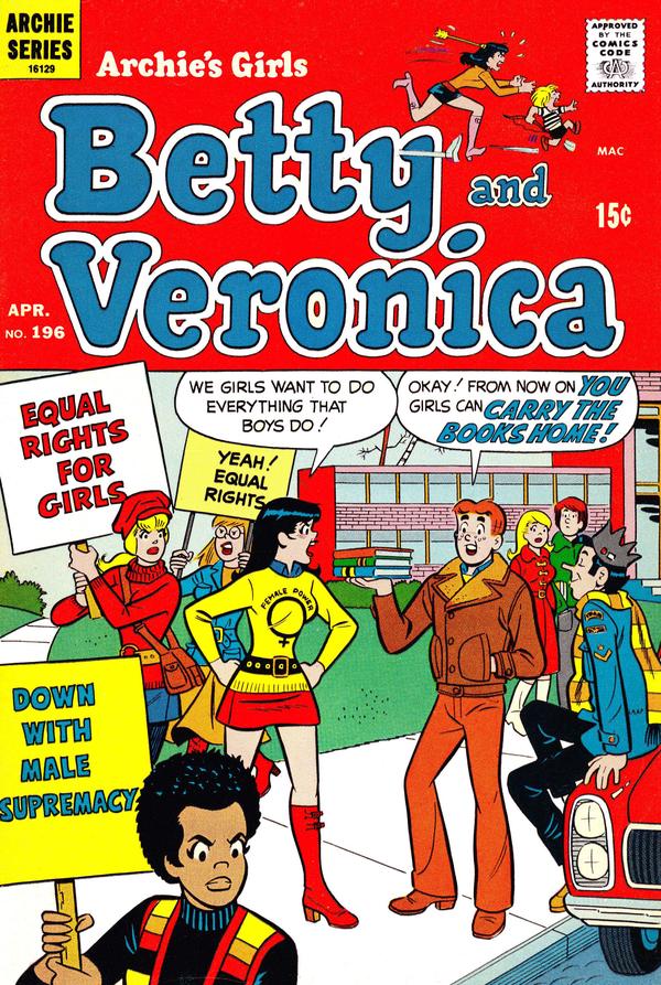Archie's Girls Betty and Veronica #196 cover