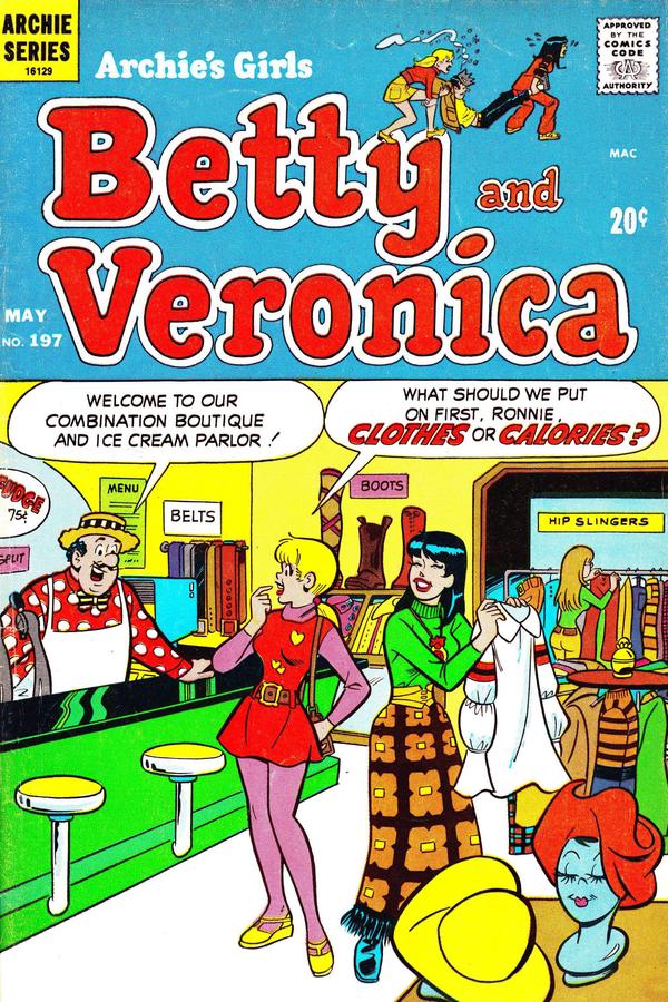 Archie's Girls Betty and Veronica #197 cover