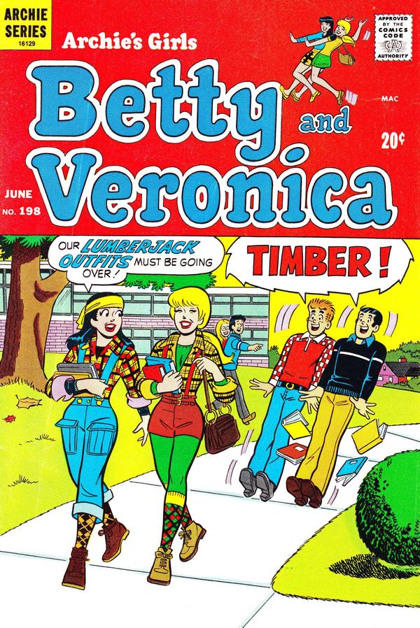 Archie's Girls Betty and Veronica #198 cover