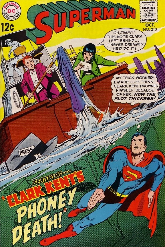 Superman #210 cover