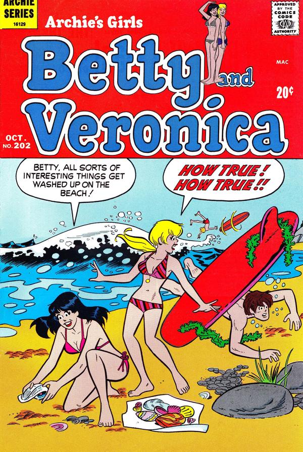 Archie's Girls Betty and Veronica #202 cover