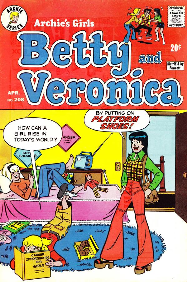 Archie's Girls Betty and Veronica #208 cover