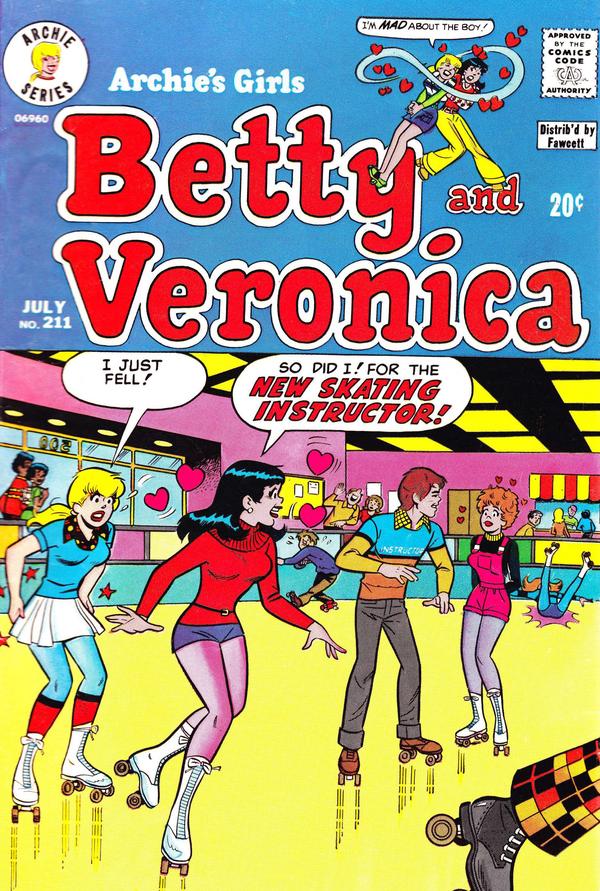 Archie's Girls Betty and Veronica #211 cover