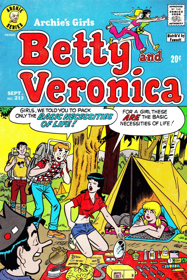 Archie's Girls Betty and Veronica #213 cover