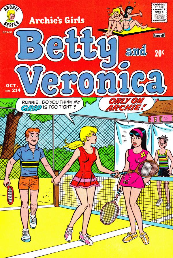 Archie's Girls Betty and Veronica #214 cover