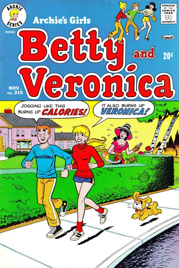 Archie's Girls Betty and Veronica #215 cover
