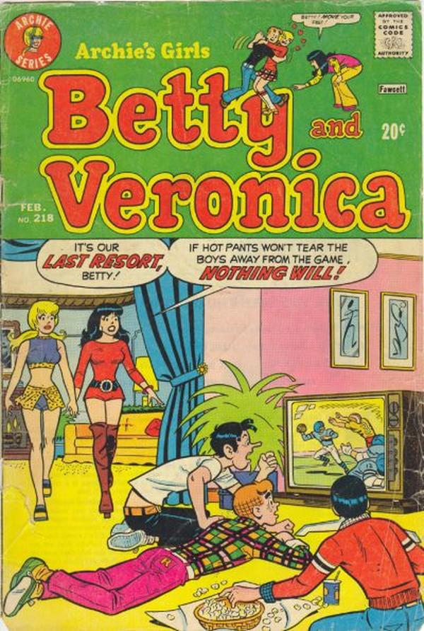 Archie's Girls Betty and Veronica #218 cover