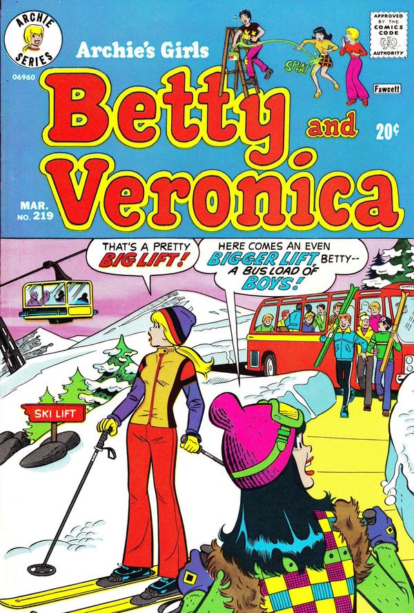 Archie's Girls Betty and Veronica #219 cover