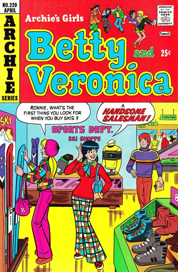 Archie's Girls Betty and Veronica #220 cover