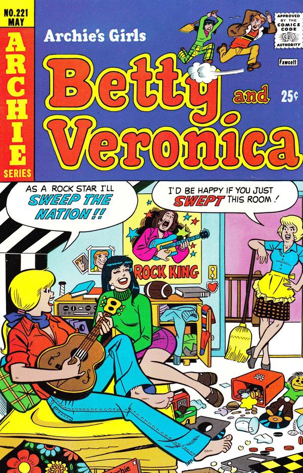 Archie's Girls Betty and Veronica #221 cover