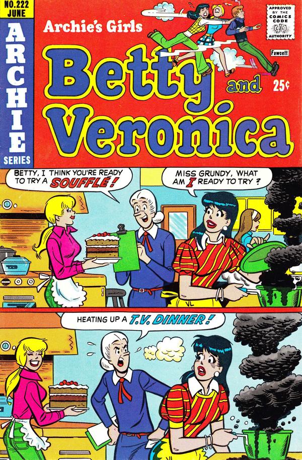 Archie's Girls Betty and Veronica #222 cover