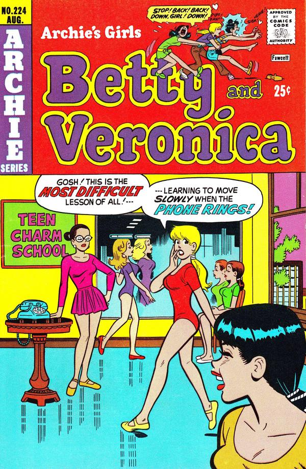 Archie's Girls Betty and Veronica #224 cover