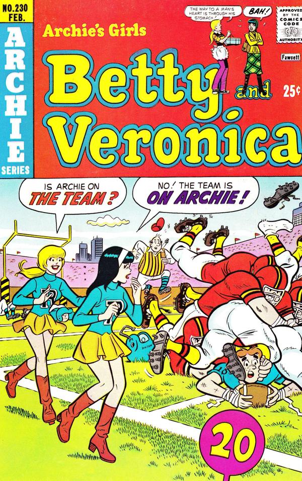 Archie's Girls Betty and Veronica #230 cover