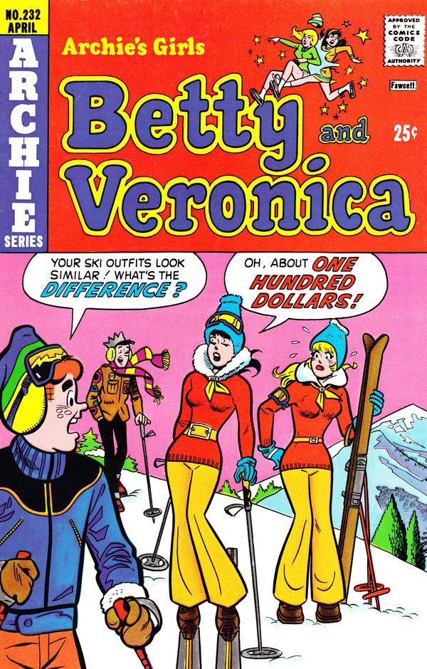 Archie's Girls Betty and Veronica #232 cover