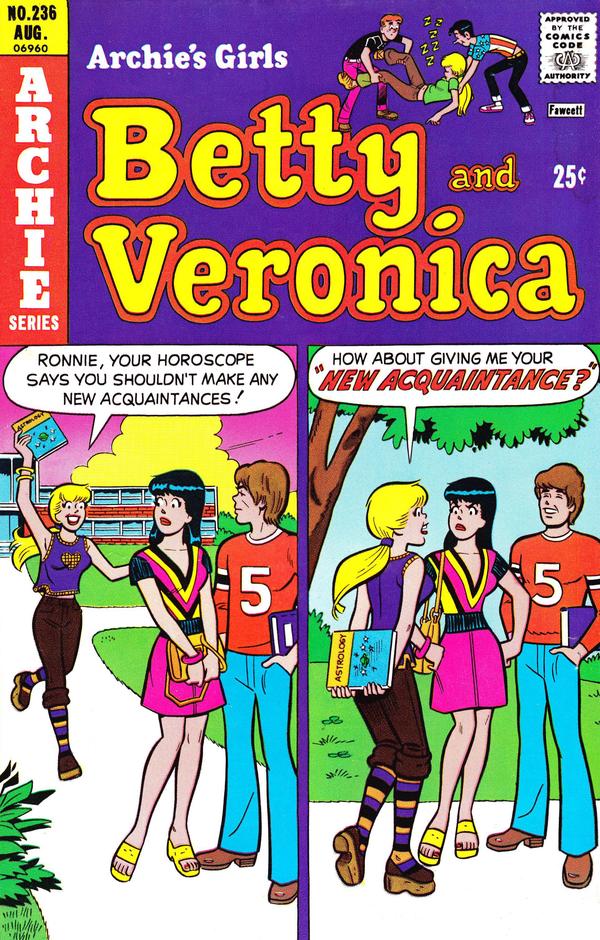 Archie's Girls Betty and Veronica #236 cover