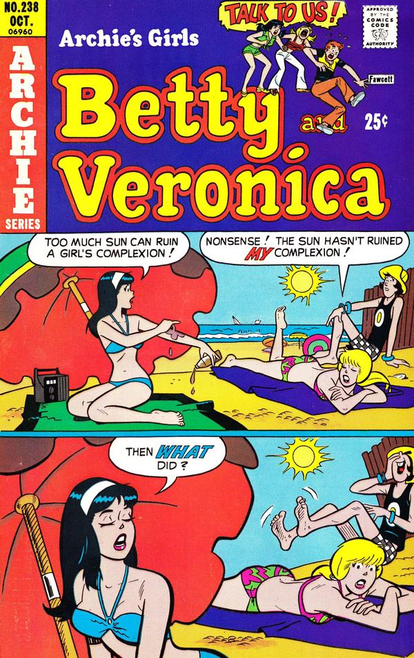 Archie's Girls Betty and Veronica #238 cover