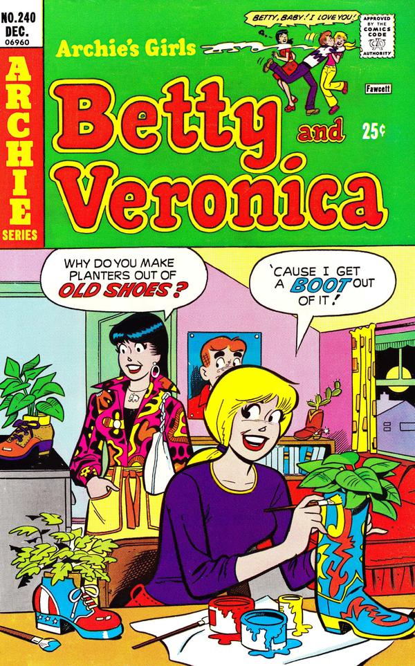 Archie's Girls Betty and Veronica #240 cover