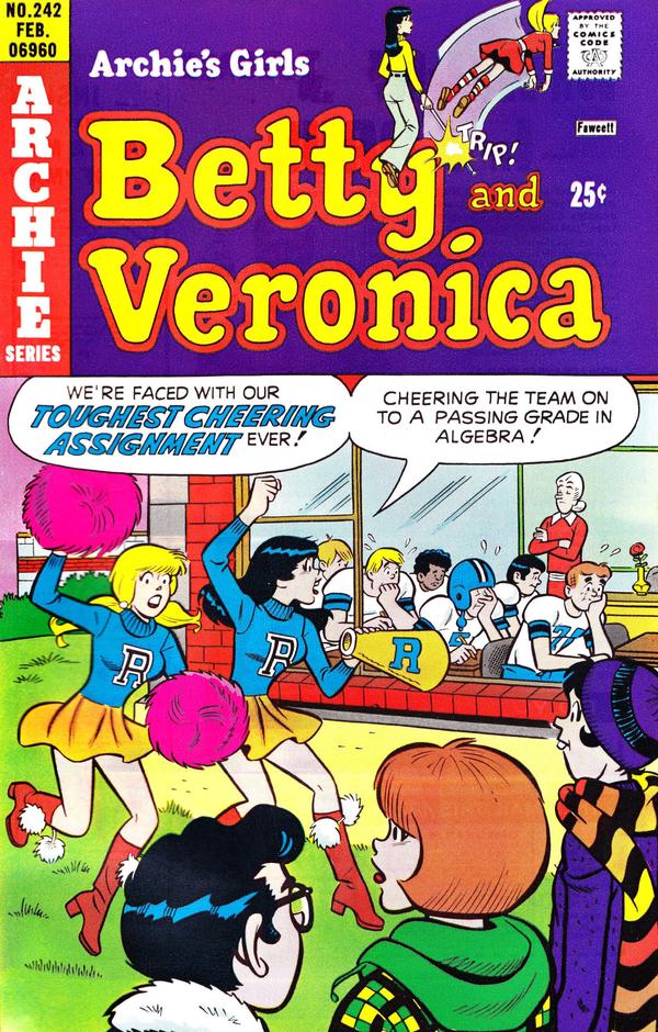 Archie's Girls Betty and Veronica #242 cover