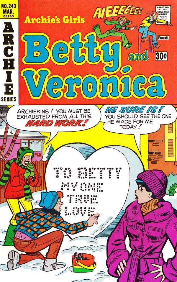 Archie's Girls Betty and Veronica #243 cover