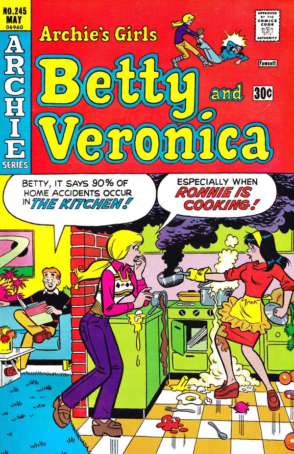 Archie's Girls Betty and Veronica #245 cover