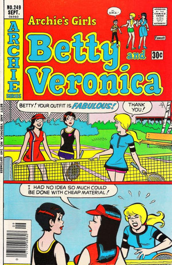 Archie's Girls Betty and Veronica #249 cover